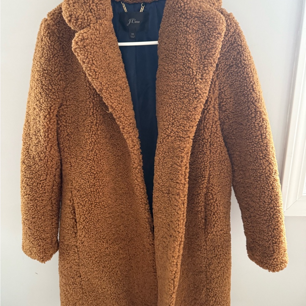 J. Crew Brown and Blue Coat